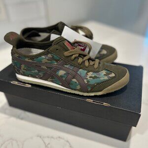 NWT Women's Size 6 - Onitsuka Tiger Mexico Shoes  - Olive/Dark Brown